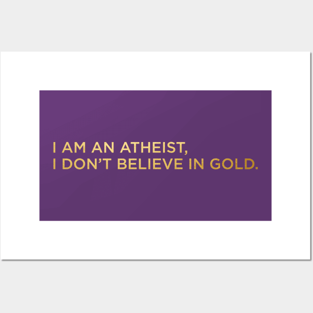 Atheist Wall Art by BasicBarcelona